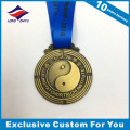 Günstige antike Bronze Sport Medaillen Tai Ji Medaillen maßgeschneiderte Medaillen